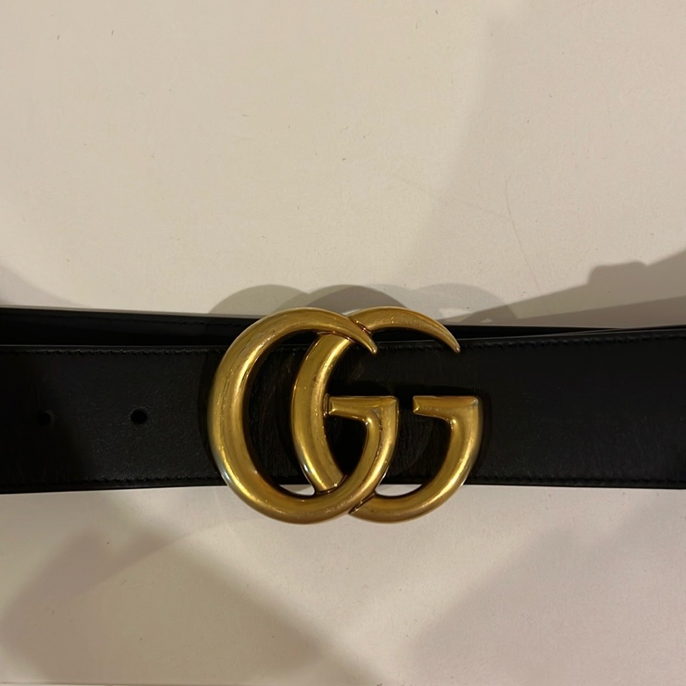 Black Gucci Belt